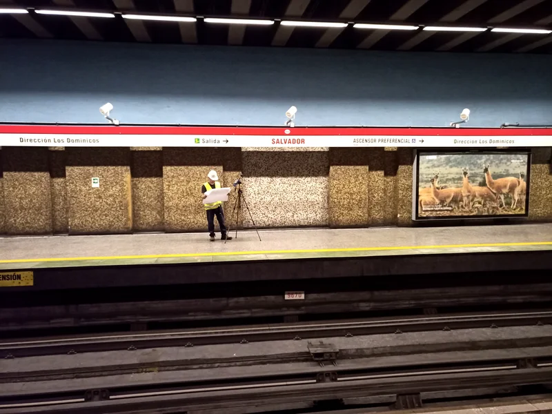 Metro de Santiago — Mediciones STIPA en estaciones.