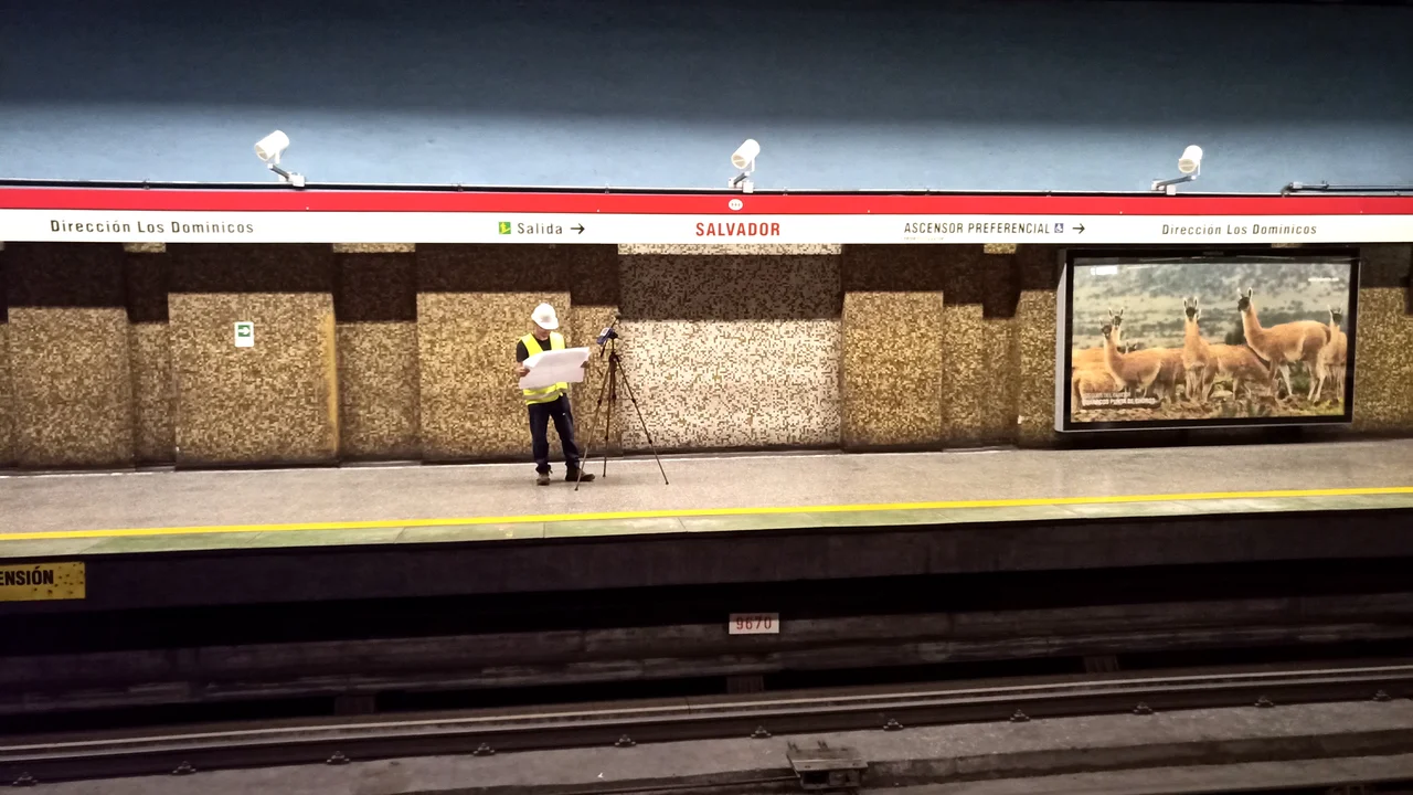 Metro de Santiago — Mediciones STIPA en estaciones.
