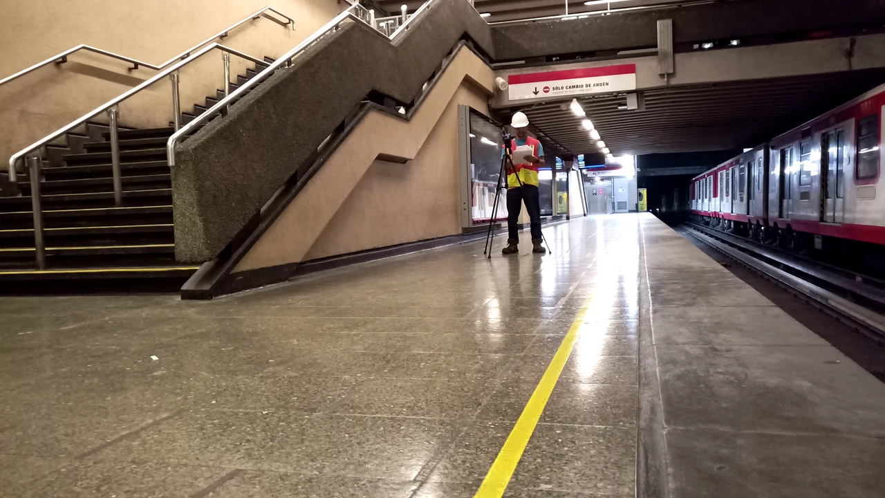 Metro de Santiago — Mediciones STIPA en estaciones. — detalle