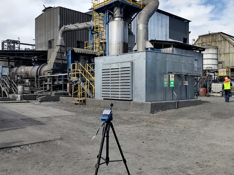 Minera Valle Central — Evaluación de ruido ambiental para operación minera.