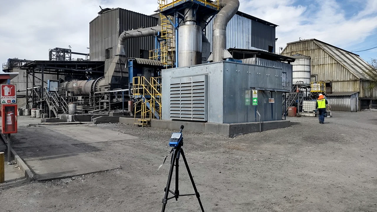 Minera Valle Central — Evaluación de ruido ambiental para operación minera.